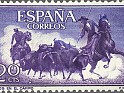 Spain 1960 Bullfighting 20 CTS Violet & Blue Edifil 1255. España 1959 1255. Uploaded by susofe